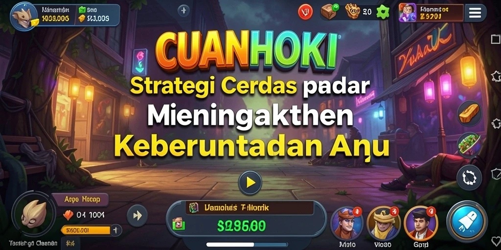 Tampilan gameplay strategis yang mendebarkan di CUANHOKI.