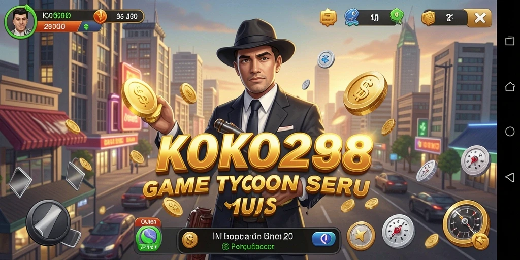 Gameplay KOKO288 menampilkan manajemen bisnis yang seru dan penuh tantangan.