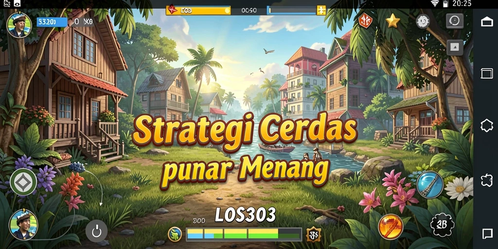 Screenshot gameplay LOS303 dengan aksi strategi yang intens.