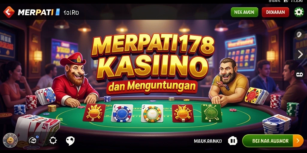 Tampilan menarik permainan Kasino di MERPATI178.