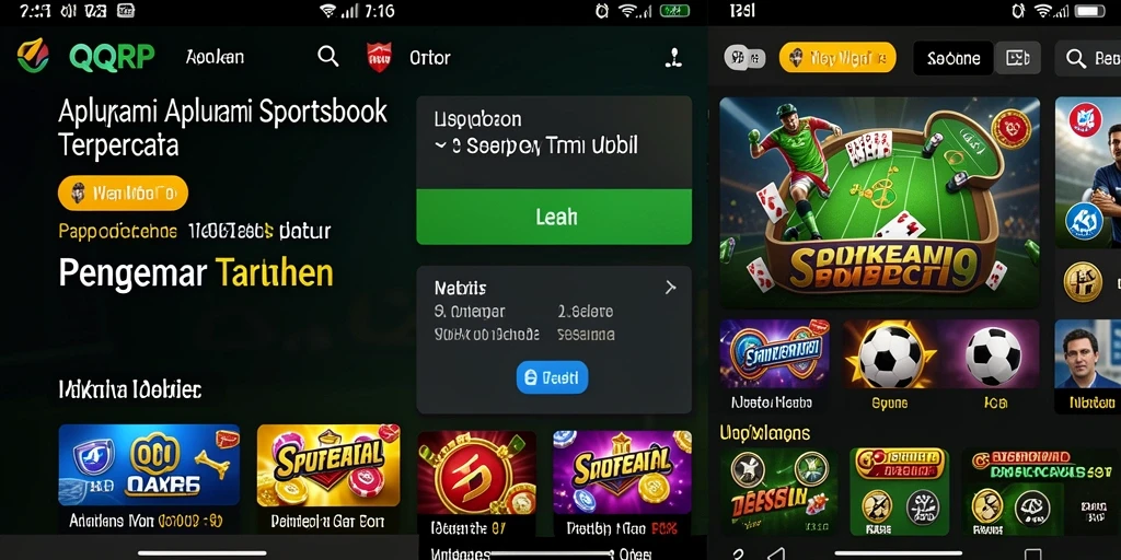 Tampilan gameplay Sportsbook yang menarik dan interaktif.