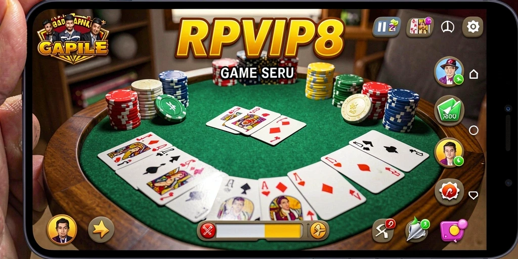 Gameplay menarik RPVIP8 di dalam suasana Gaple.