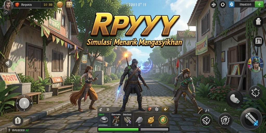 Tangkapan layar RPYYY menunjukkan gameplay simulasi yang mendebarkan.