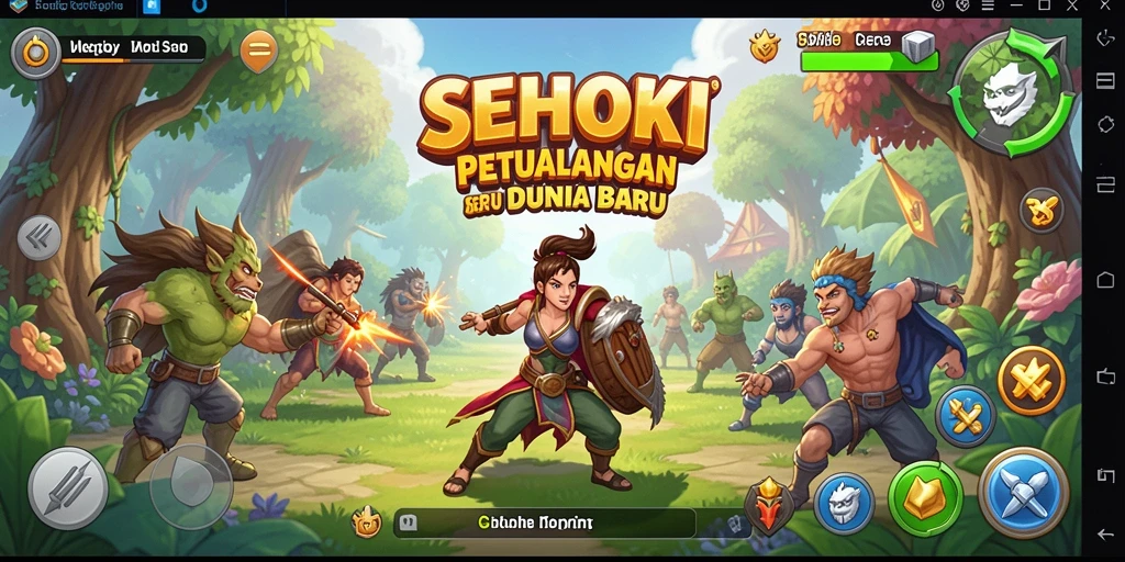 Tangkapan layar gameplay SEHOKI dengan momen petualangan seru.